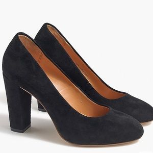 J.Crew Black Suede Pumps
